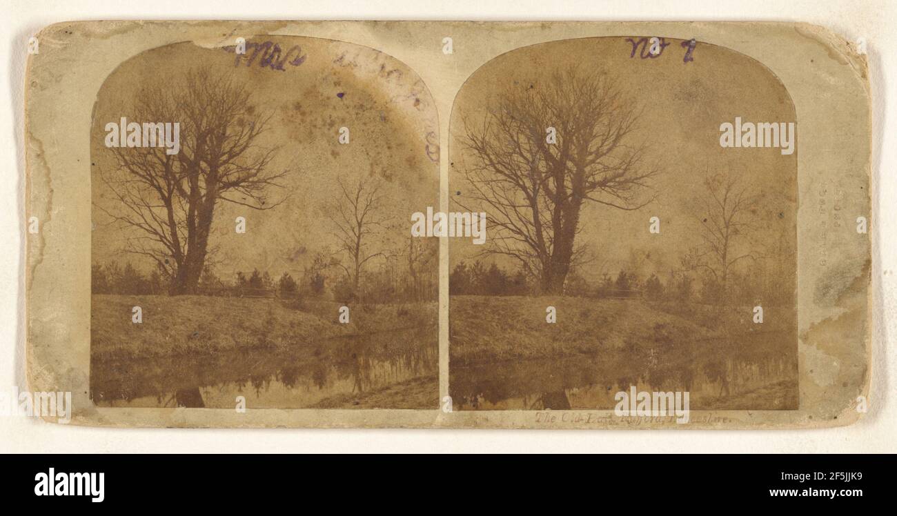 The Old Hall, Rufford, Lancashire. Ogle & Edge (actif environ 1856 - 1859) Banque D'Images