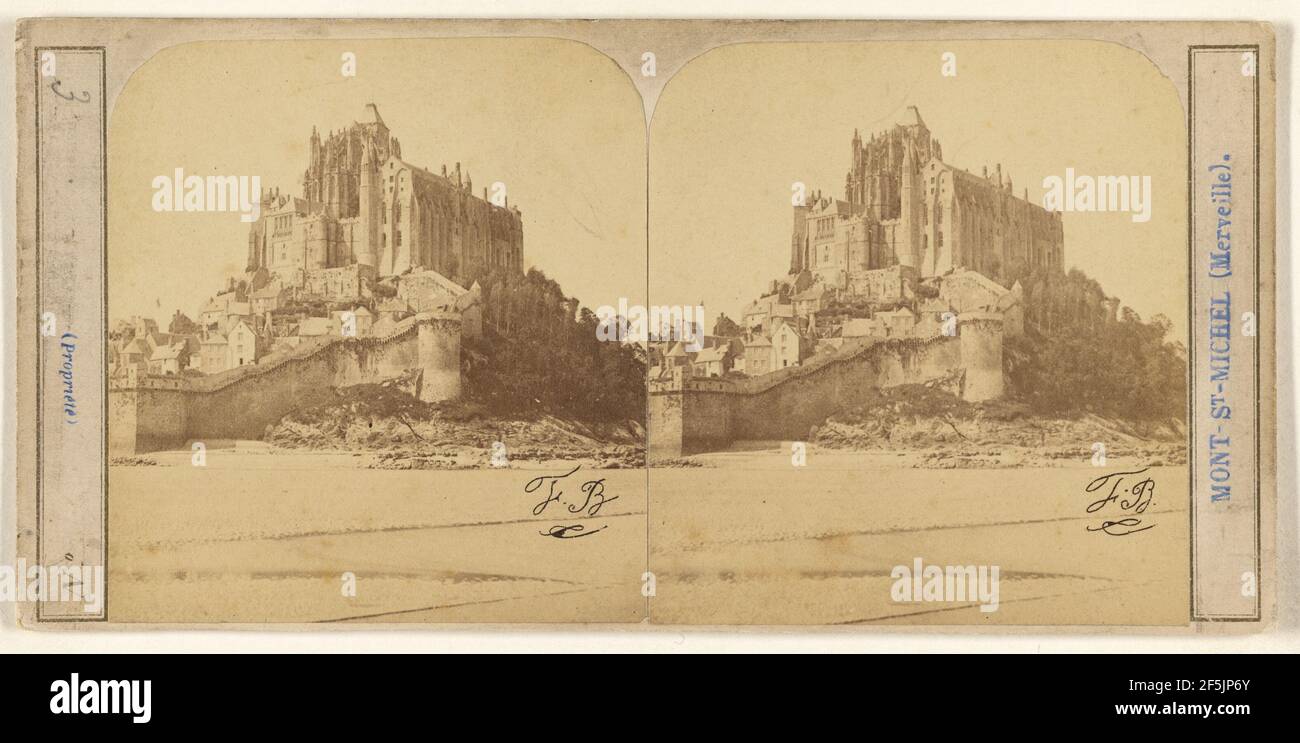 Mont-Saint-Michel (Merveille). F.B. Banque D'Images