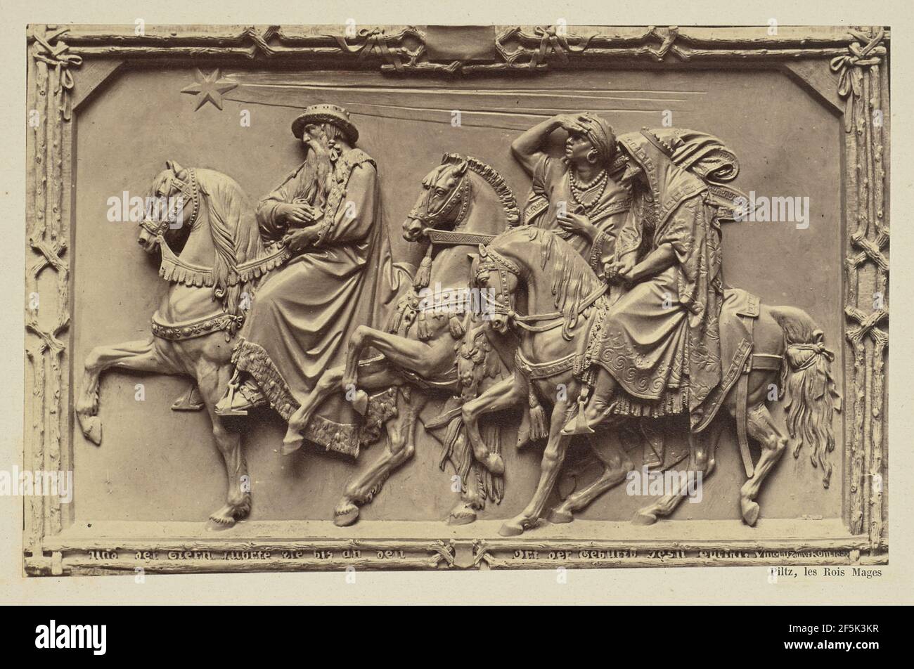 Piltz, les ROI Mages. Probablement James Anderson (britannique, 1813 - 1877) Banque D'Images