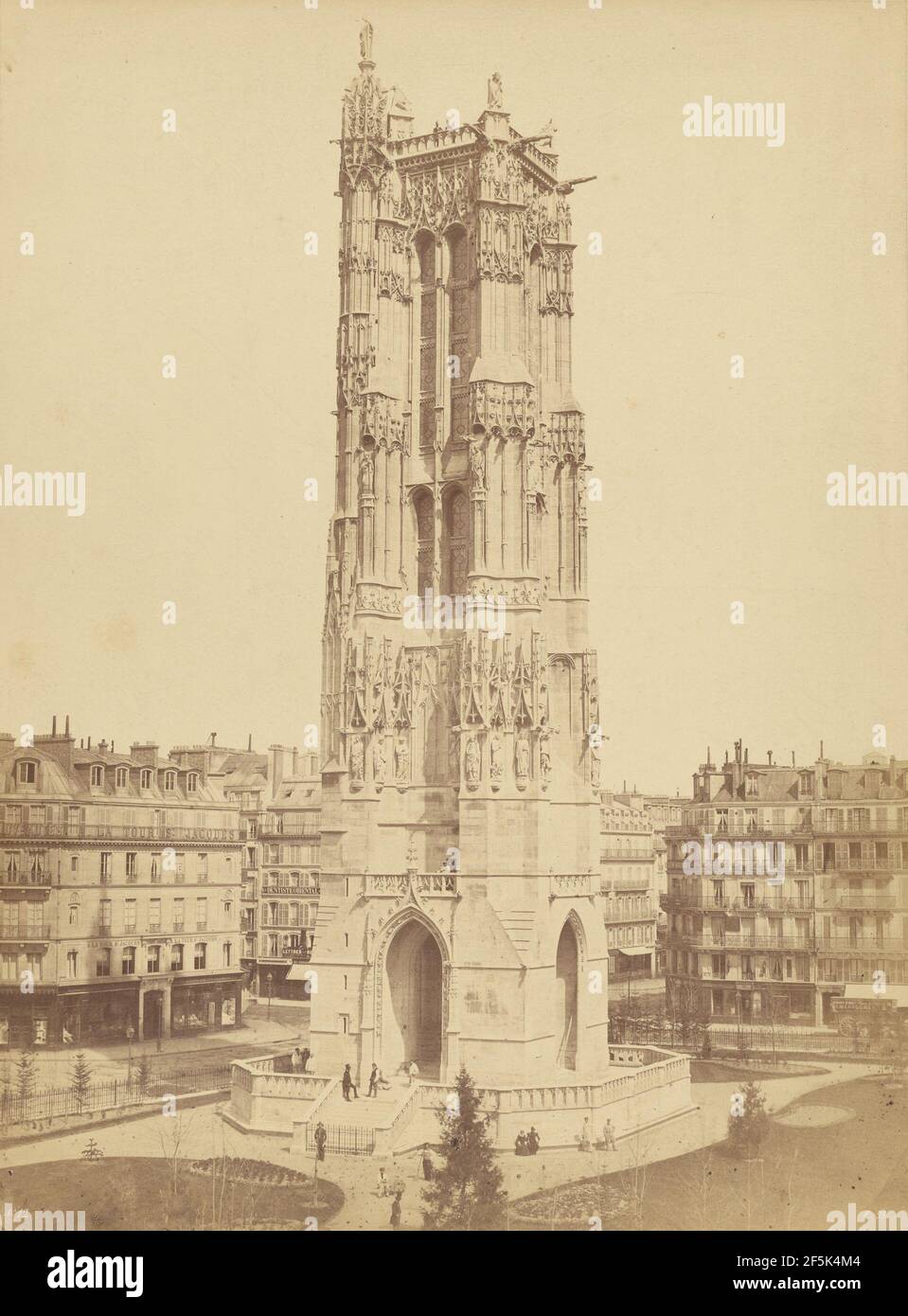 Visite de Saint-Jacques. Édouard Baldus (né en Allemagne, 1813 - 1889) Banque D'Images