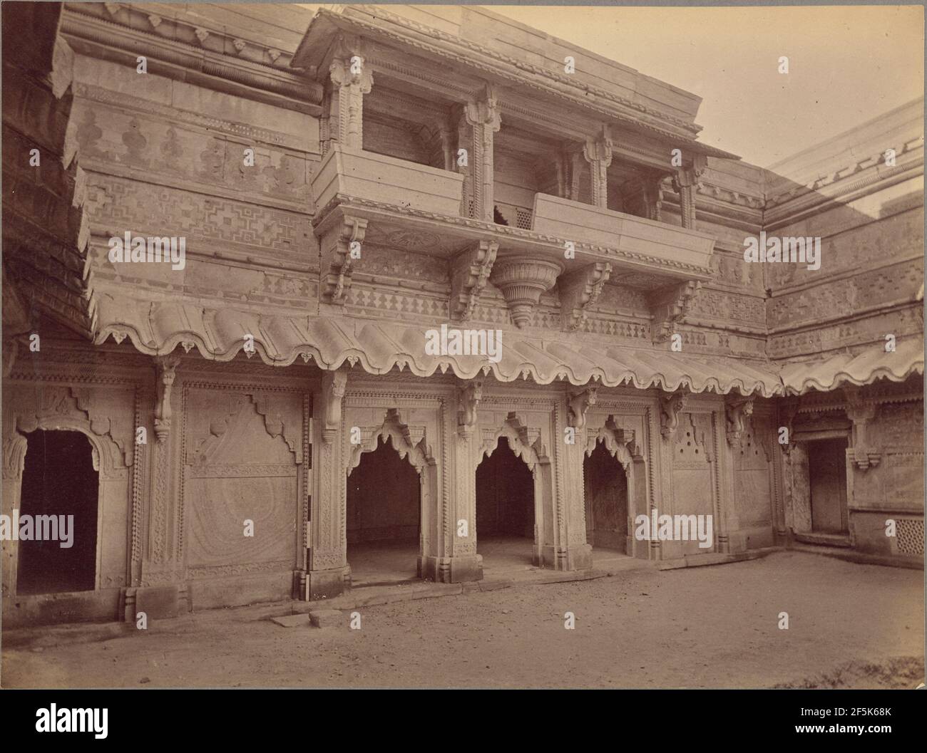 Intérieur de Man Mandir, Gwalior. Lala Deen Dayal (Indien, 1844 - 1905) Banque D'Images