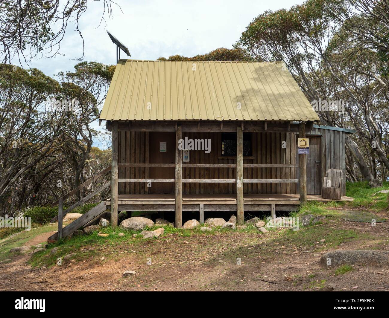 Bluff Spur refuge Hut, Mount Stirling, Victoria, Australie Banque D'Images