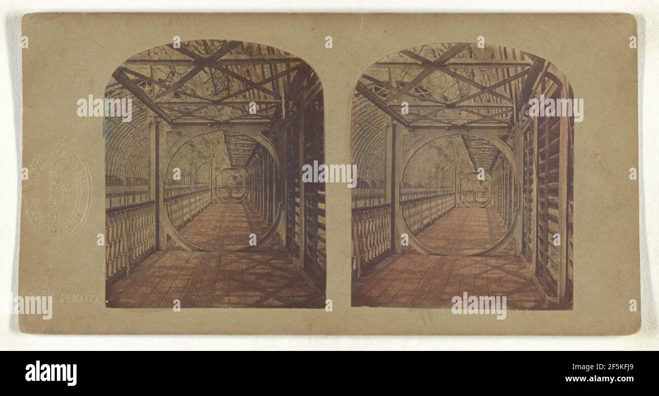 La galerie du télescope... Thomas Richard Williams (anglais, 1825 - 1871) Banque D'Images