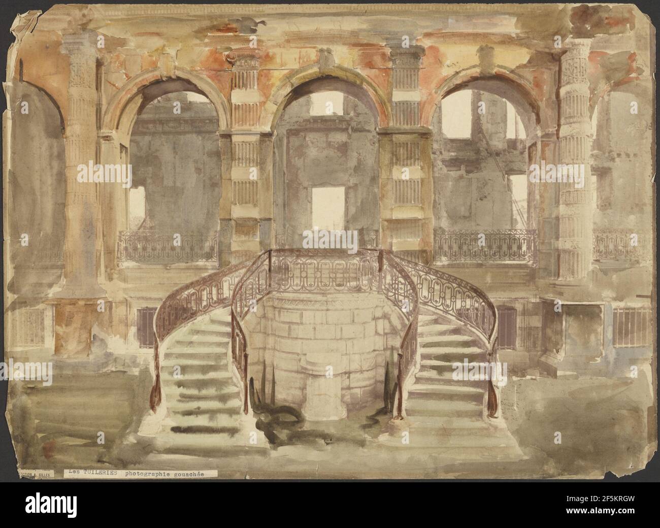 Ruines du palais des tuileries Banque de photographies et d’images à haute résolution Alamy