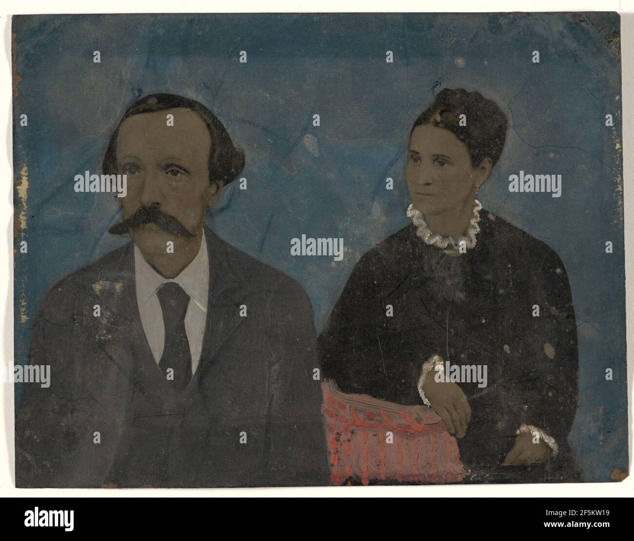 Portrait de couple. Inconnu Banque D'Images