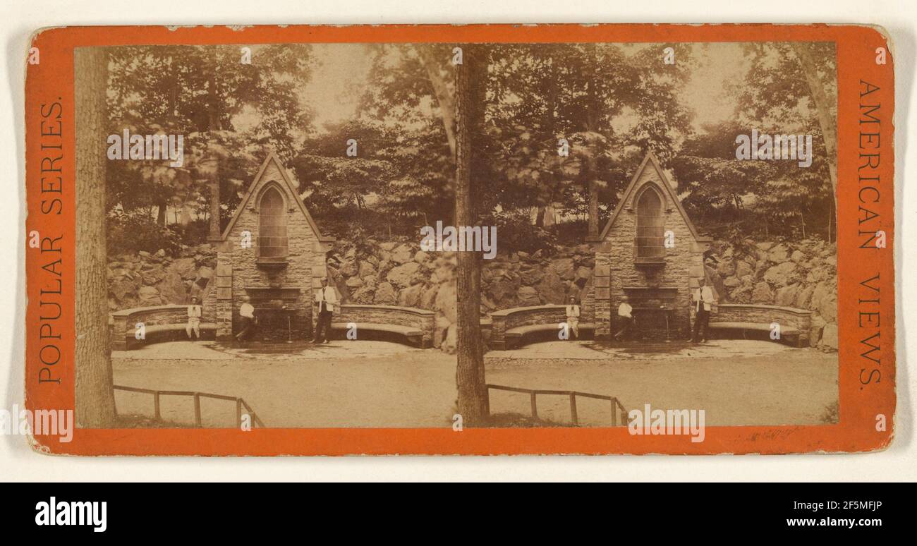 Silver Spring, parc Druid Hill. Baltimore, Maryland. Edward et Henry T. Anthony & Co. (American, fondée en 1862, fusionnée en 1902) Banque D'Images