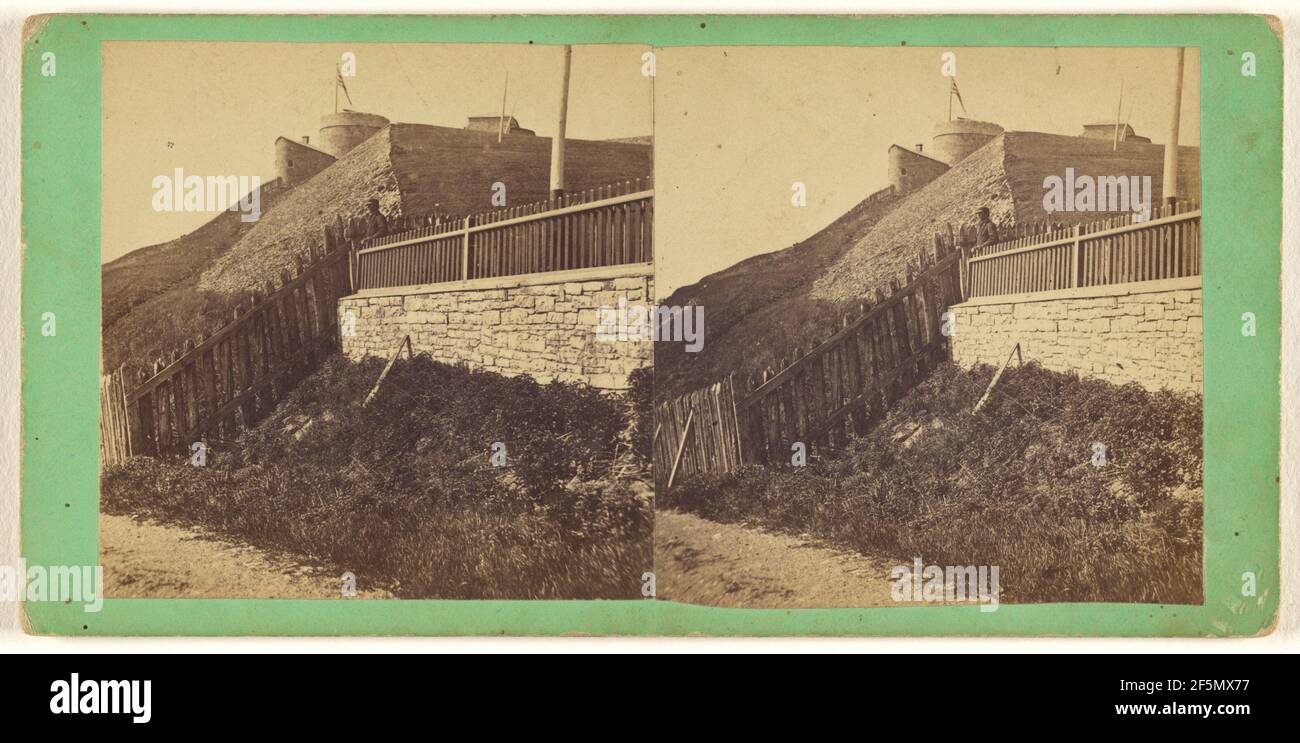 La Citadelle... L. P. Vallée (canadien, 1837 - 1905) Banque D'Images