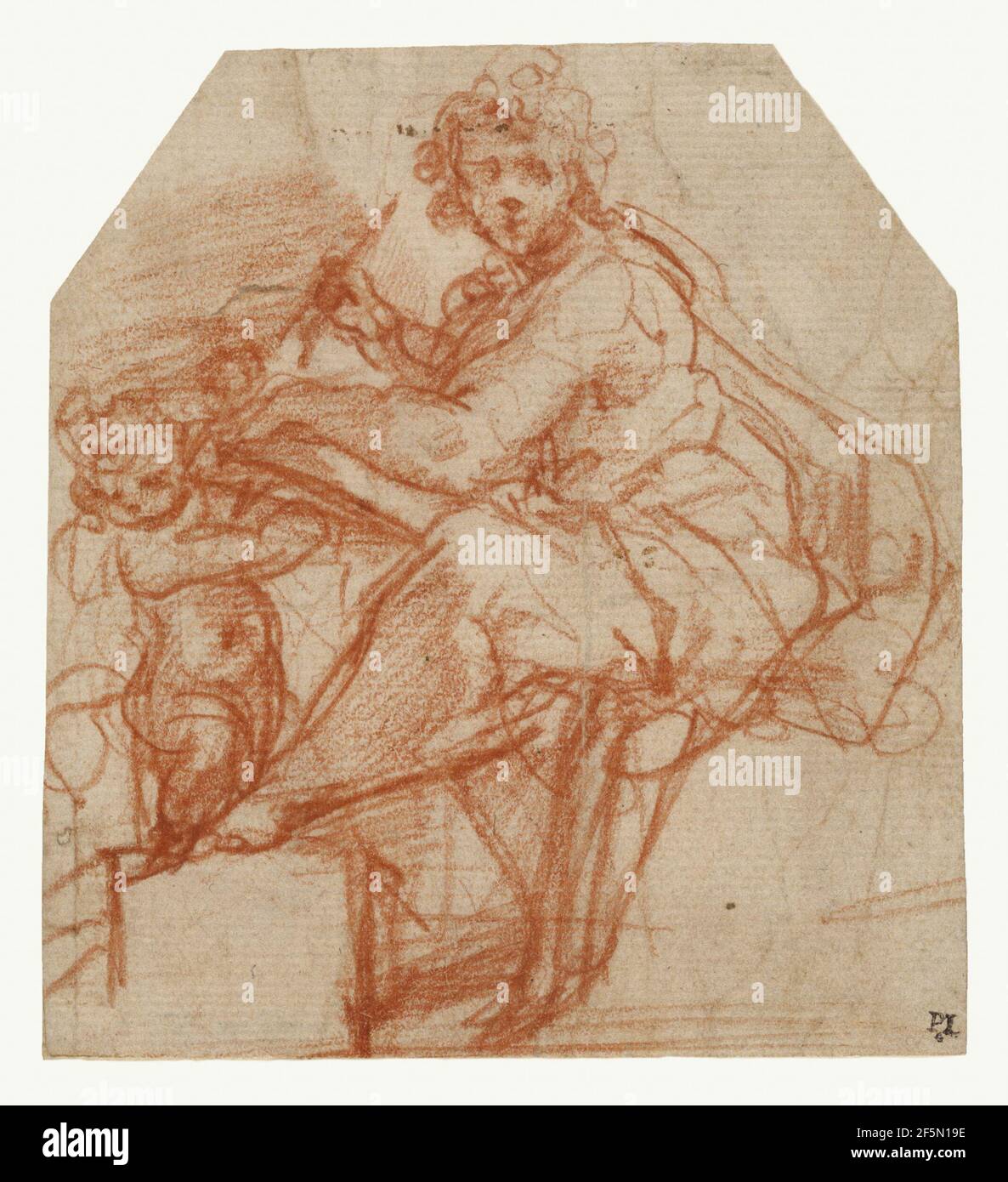 Saint Matthieu. Correggio (Antonio Allegri) (italien, vers 1489 - 1534) Banque D'Images