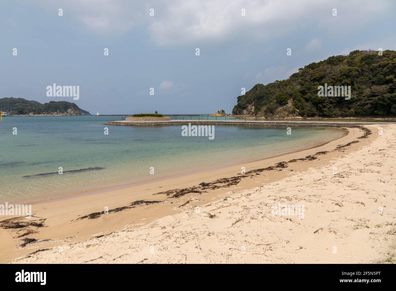 Plage au parc de bord de mer d'Agawa Hosenguri, Japon Banque D'Images