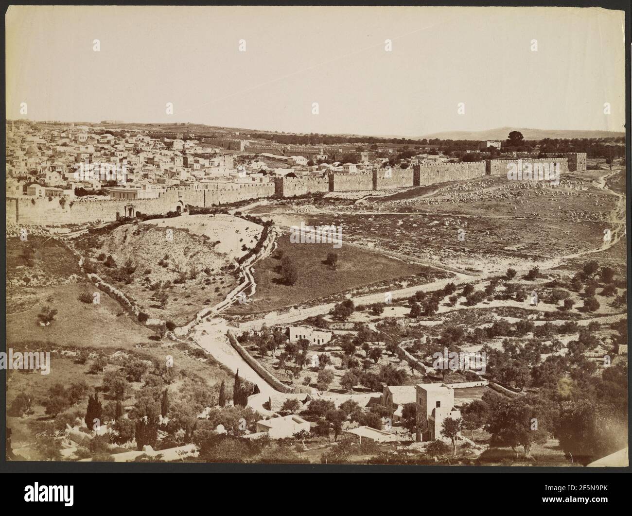 Jérusalem. Félix Bonfils (français, 1831 - 1885) Banque D'Images