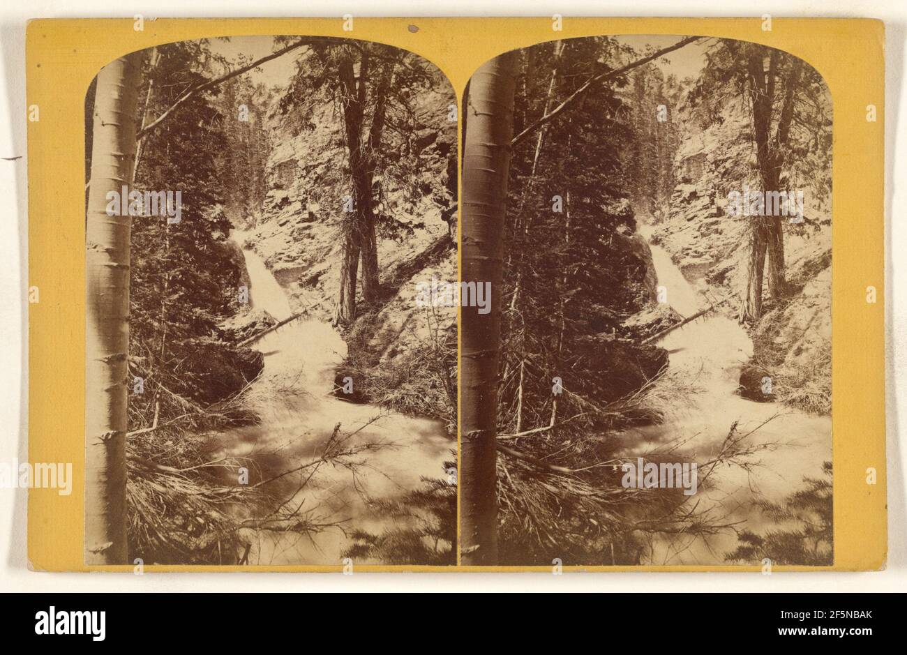 Automne supérieur, Canon Bullion. Pine Creek, Sevier River. John K. Hillers (américain, 1843 - 1925) Banque D'Images