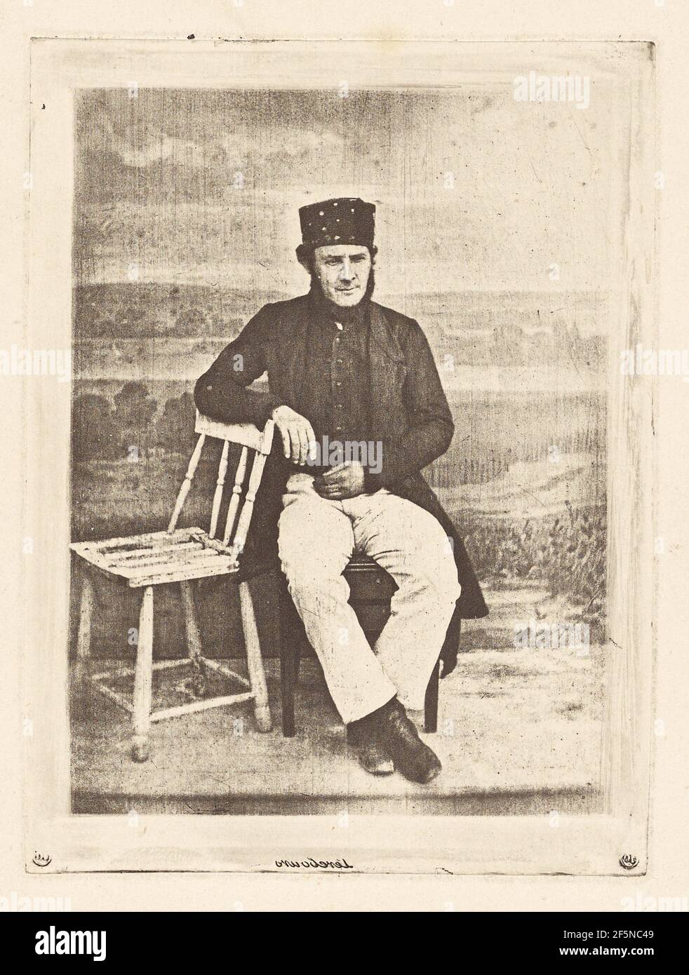 Portrait d'un homme. Banque D'Images