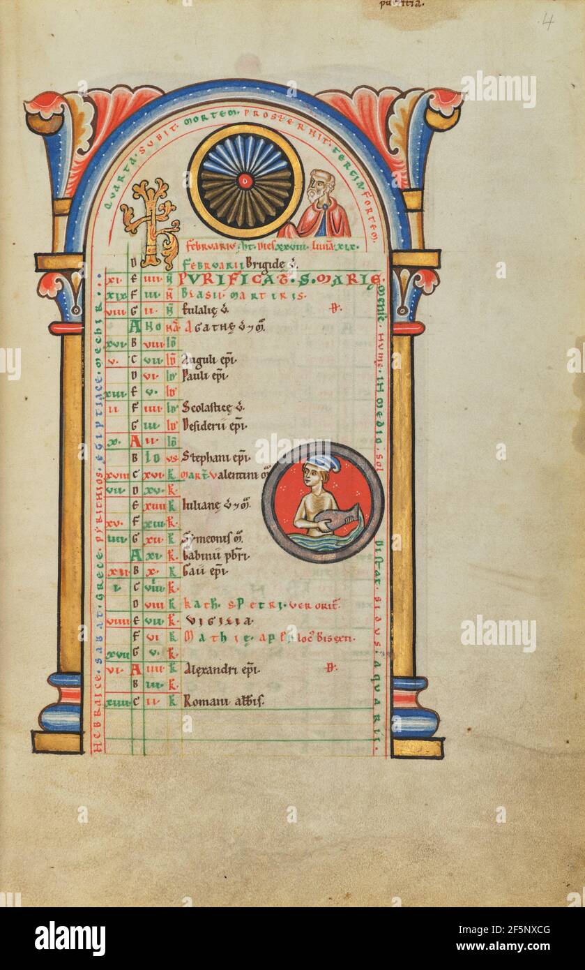 NUMA Pompilius; signe zodiacal d'Aquarius. Inconnu Banque D'Images