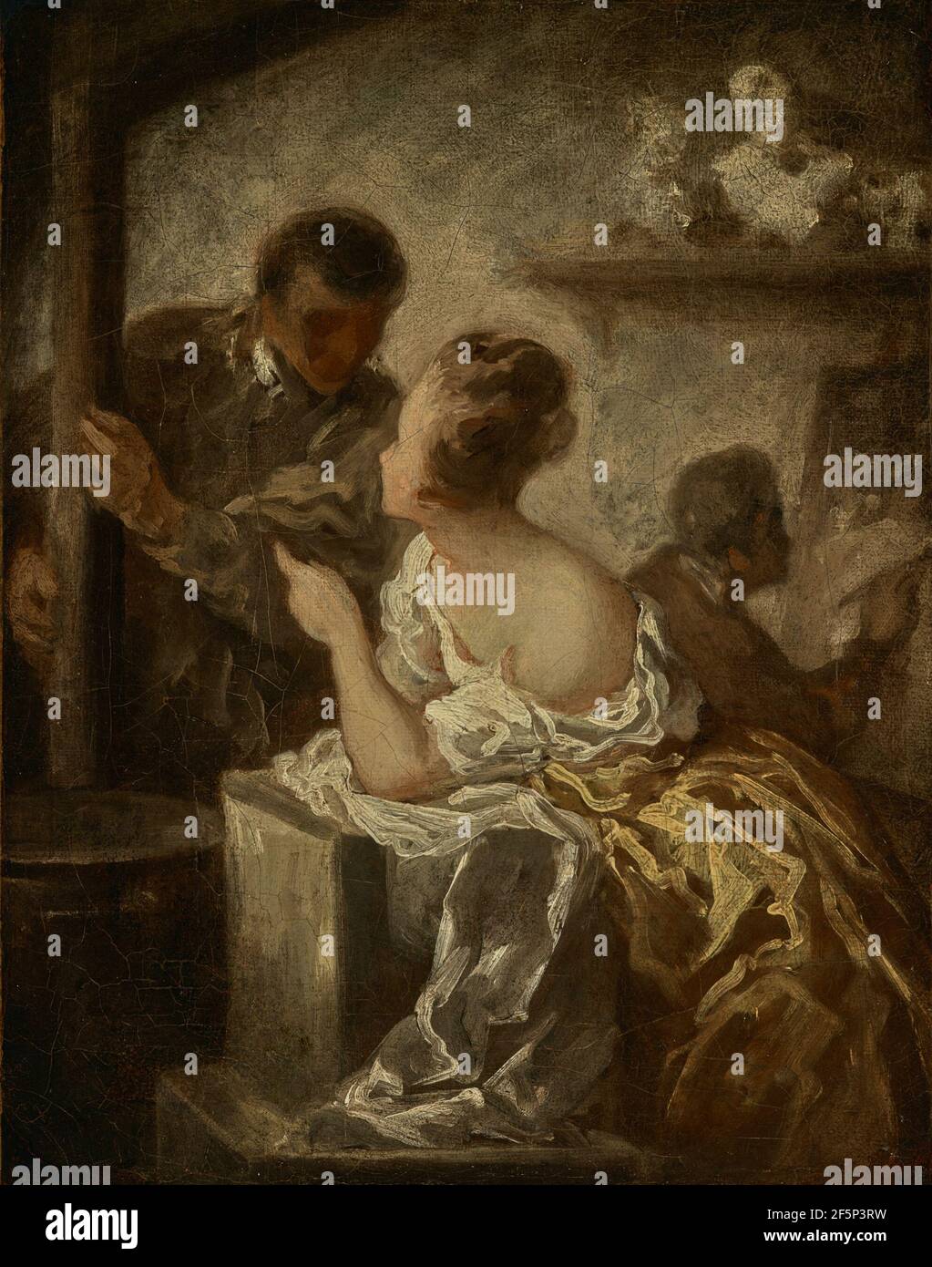 Le Studio. Honoré Daumier (français, 1808 - 1879) Banque D'Images