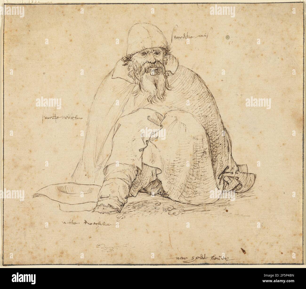 Man. Assis ROELANDT Savery (flamand, 1576 - 1639) Banque D'Images