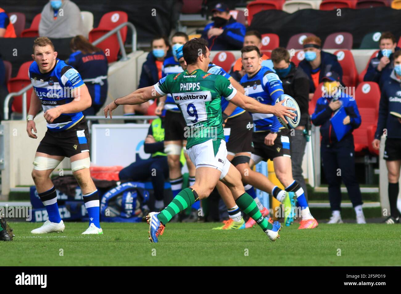 Brentford, Angleterre. 27 mars 2021. Nick Phipps de London Irish lors du match Gallagher Premiership entre London Irish et Bath au Brentford Community Stadium. Credit: Richard Perriman/Alamy Live News Banque D'Images