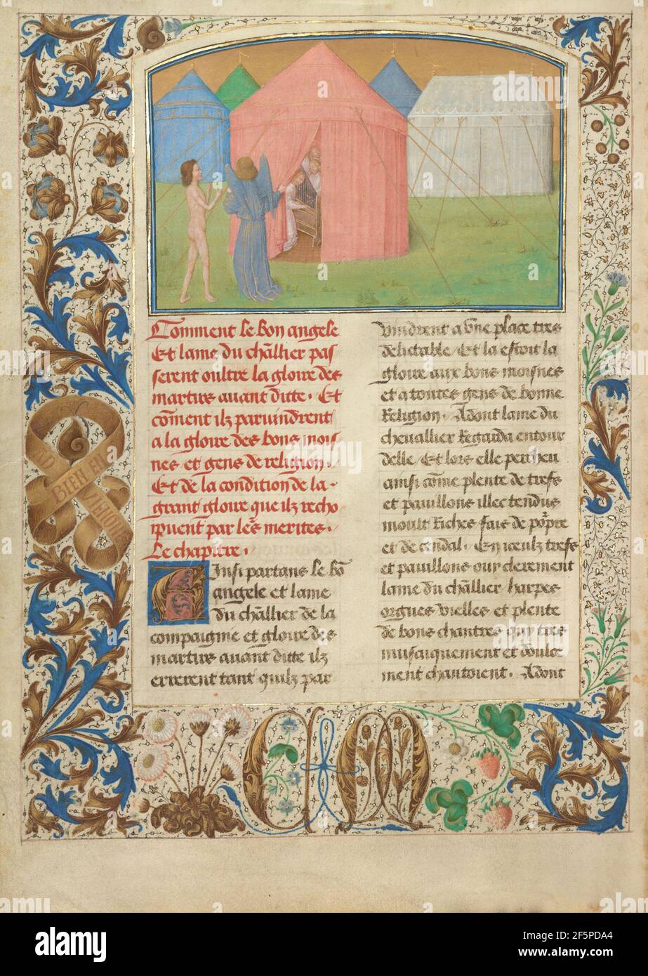 La gloire des bons Monks et Nuns. Simon Marmion (flamand, actif 1450 - 1489) Banque D'Images