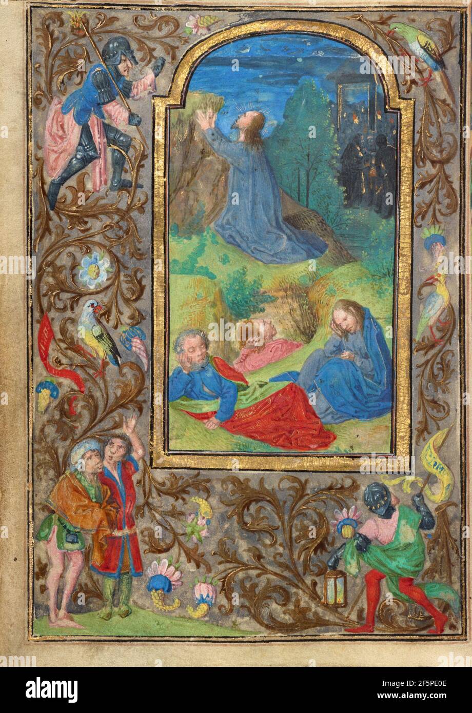 L'agonie dans le jardin. Vienne Maître de Marie de Bourgogne (flamand, actif vers 1470 - vers 1480) Banque D'Images
