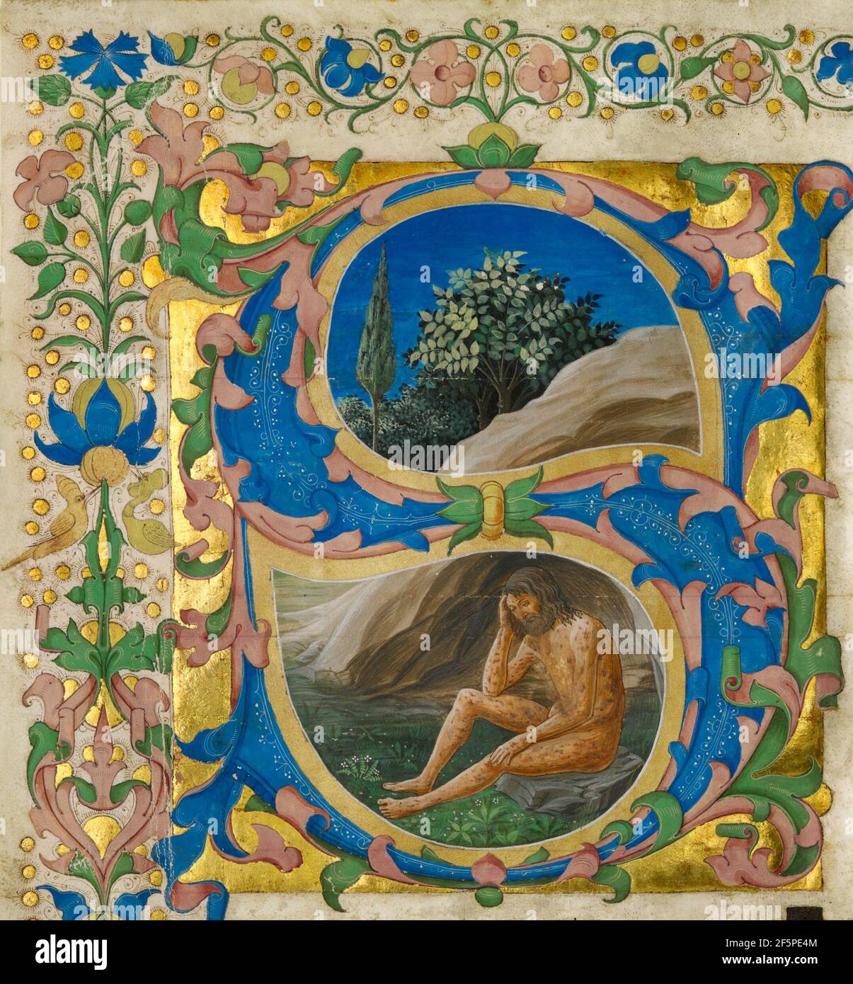 Initiale de l'historique. Francesco di Antonio del Chierico (italien, 1433 - 1484) Banque D'Images