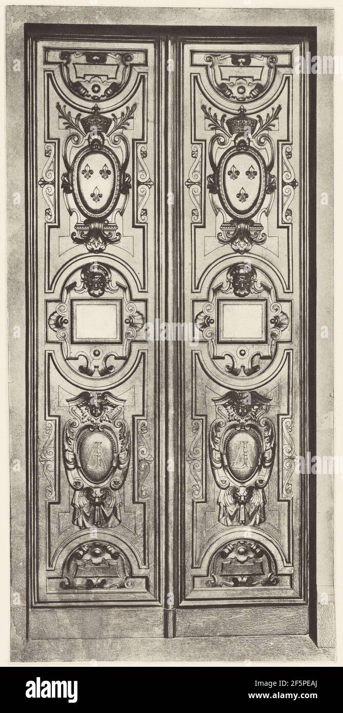 Galerie d'Apollon. Édouard Baldus (né en Allemagne, 1813 - 1889) Banque D'Images