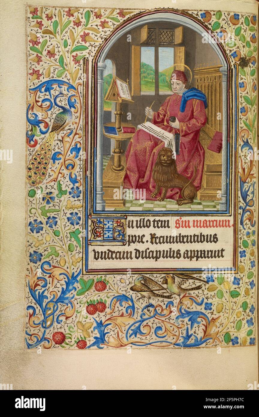 Saint-Marc. Maître de Jacques de Luxembourg (français, actif vers 1460 - 1470) Banque D'Images