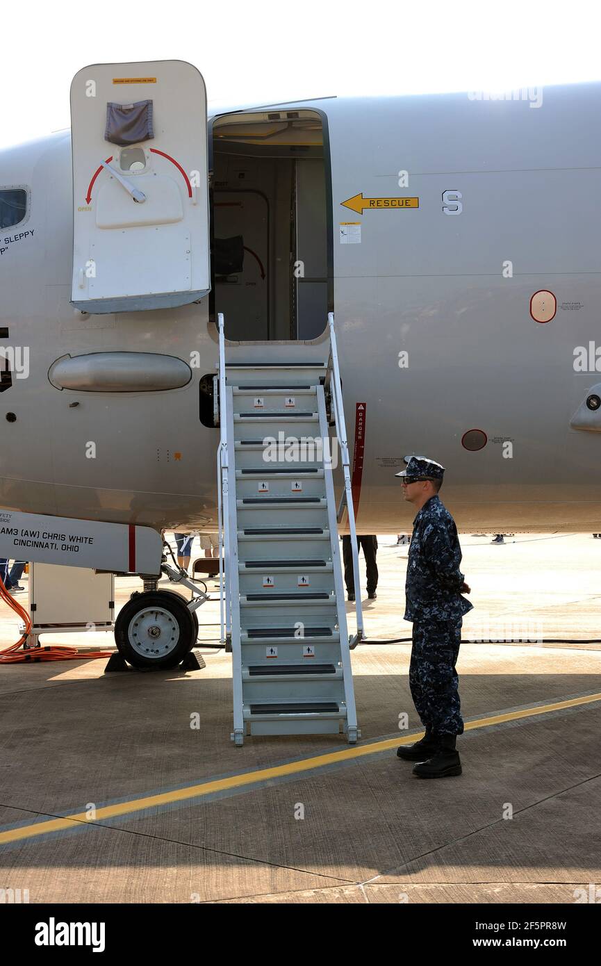Marine des États-Unis P-8A 'Poseidon'. Banque D'Images