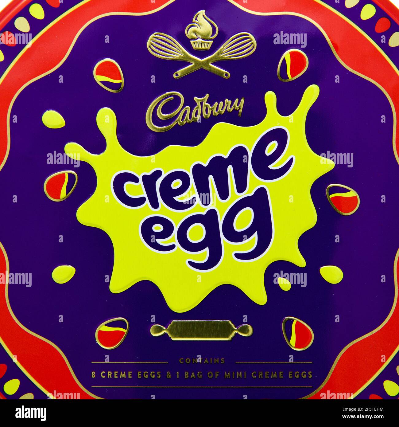 Boîte de chocolat Cadbury Creme Egg Banque D'Images