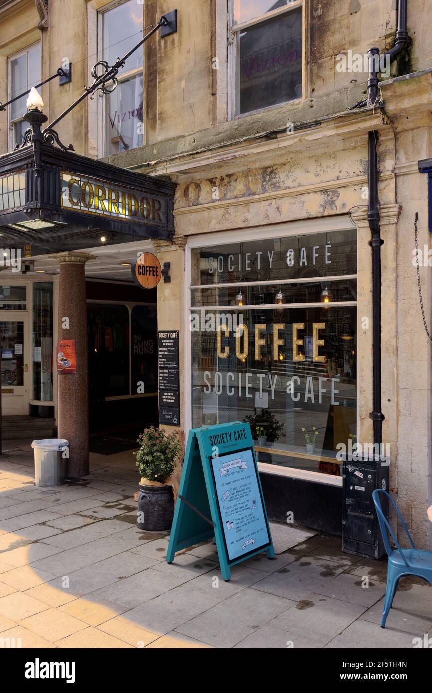 Cafe Society Bath Banque D'Images