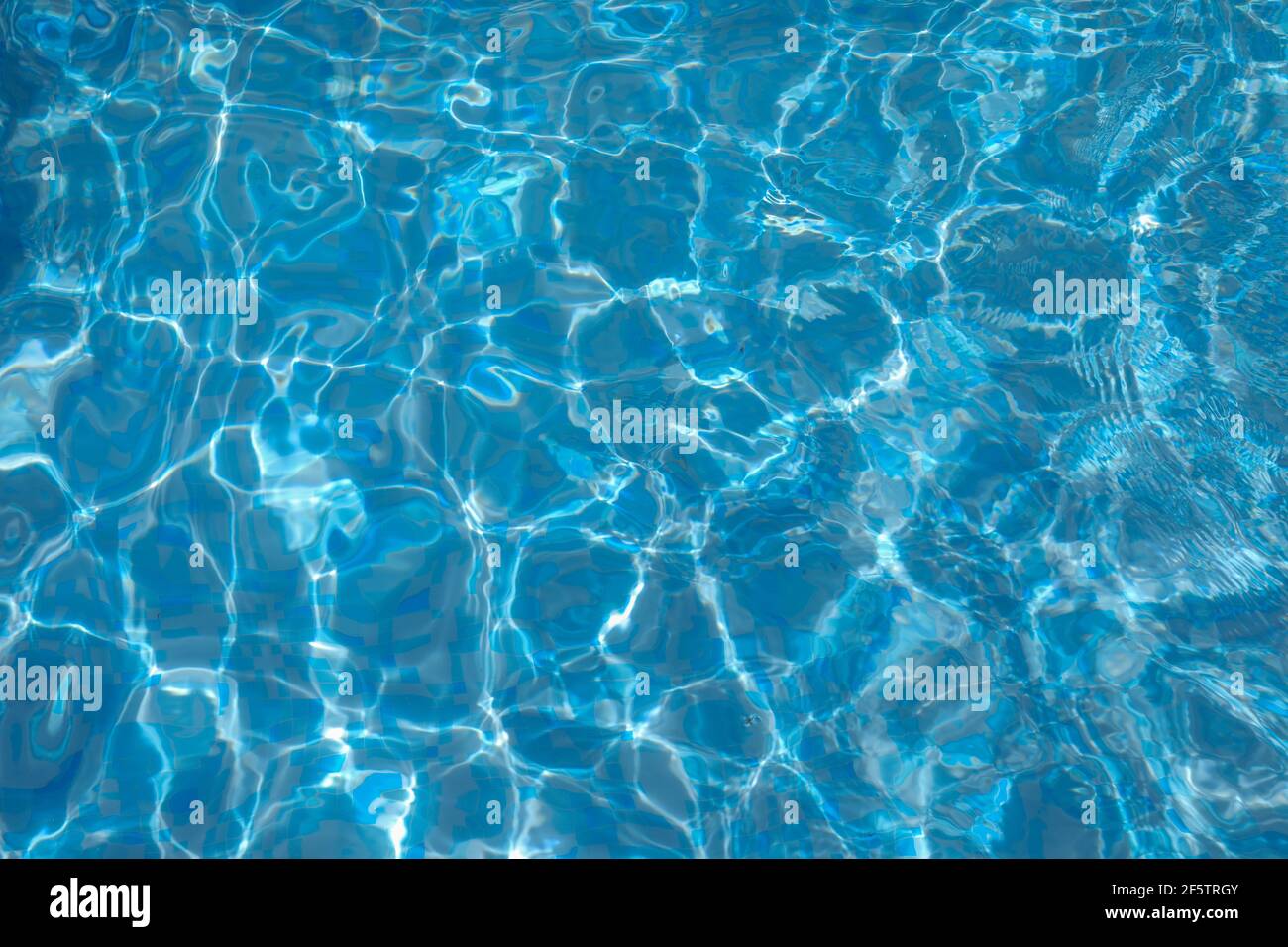Fond de l'eau dans la piscine. Banque D'Images