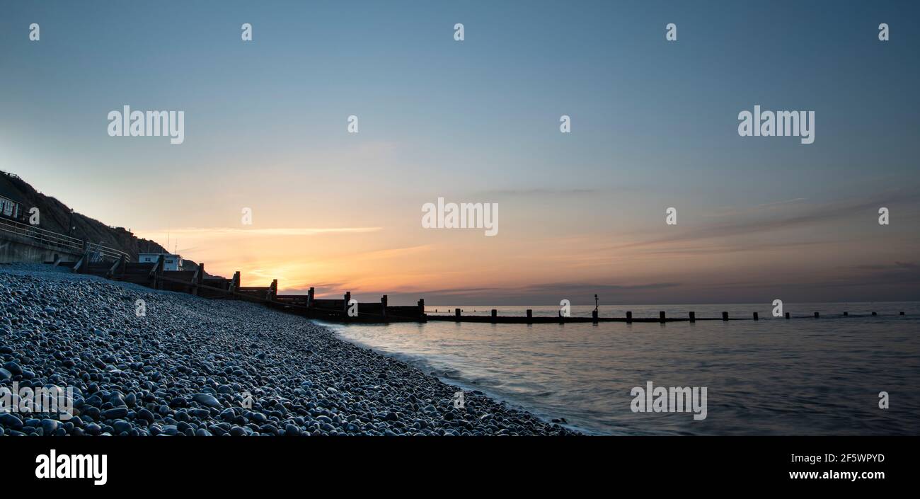 Sheringham Seascapes North Norfolk Angleterre Banque D'Images