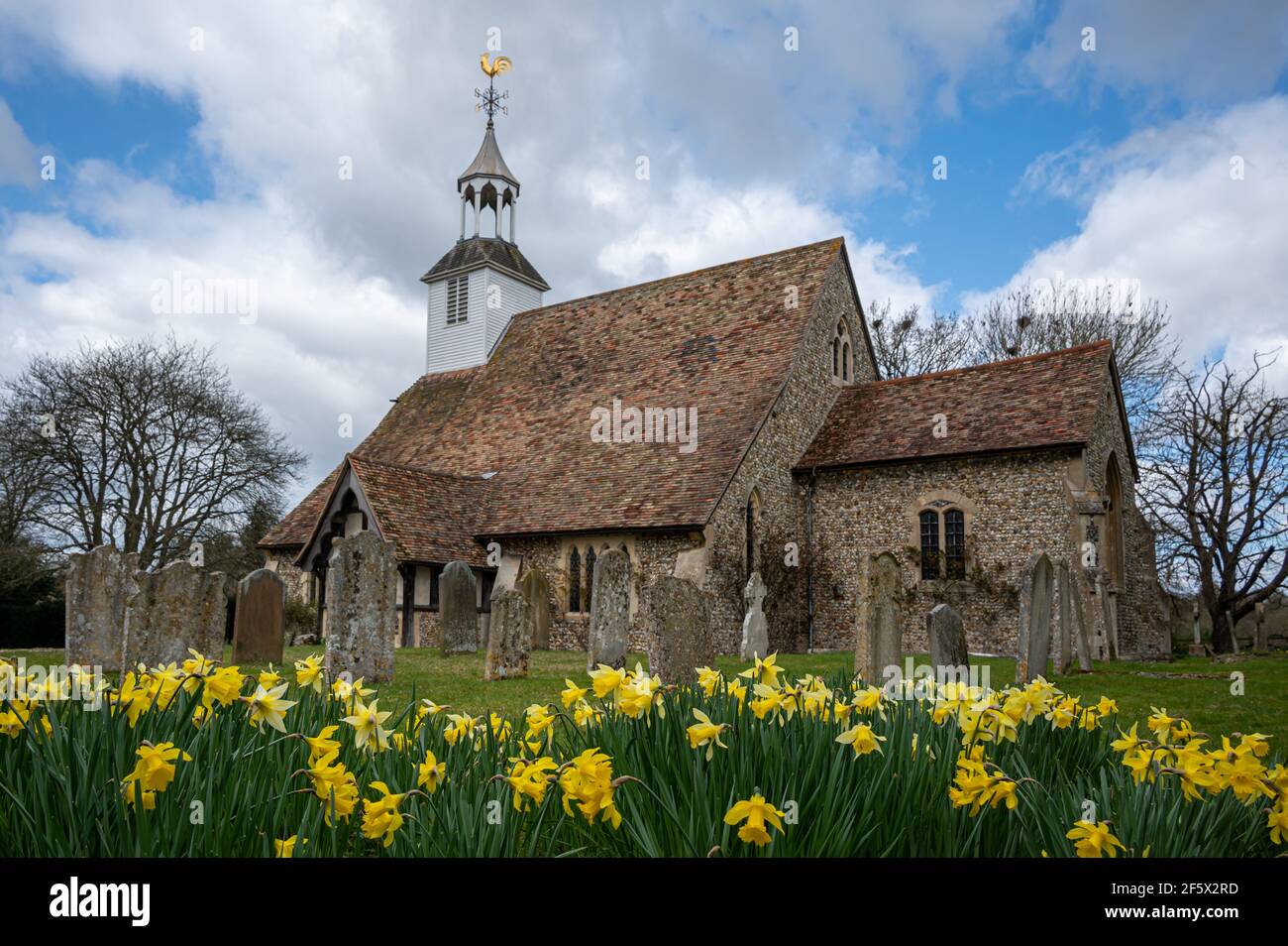 Eglise St Simon et St Jude, Quendon, Saffron Walden, Essex, Royaume-Uni Banque D'Images