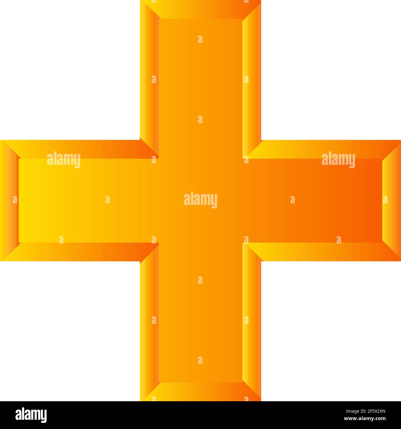 Croix (signe plus, symbole) pour usage médical ou générique de logo ...