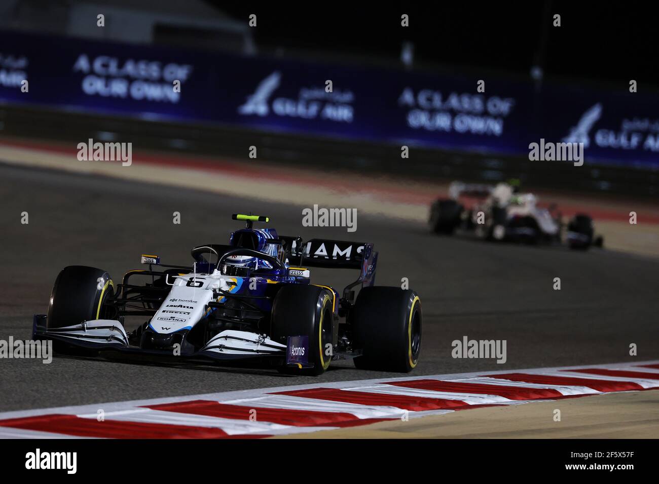 Sakhir, Bahreïn. 28 mars 2021. Nicholas Latifi (CDN) Williams Racing FW43B. 28.03.2021. Championnat du monde de Formule 1, route 1, Grand Prix de Bahreïn, Sakhir, Bahreïn, Jour de la course. Le crédit photo doit être lu : images XPB/Press Association. Crédit : XPB Images Ltd/Alamy Live News Banque D'Images