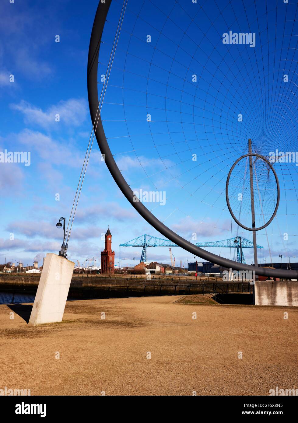 Sculpture de Temenos, Middlebrough Banque D'Images