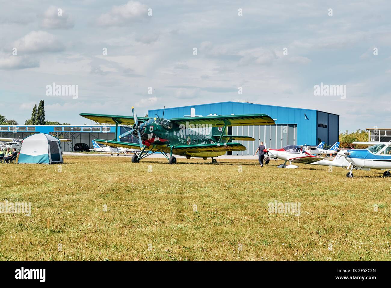 AN-2 avion au VIII International Fly fest exposition de l'aviation 2020 à Piotrków Trybunalski Banque D'Images