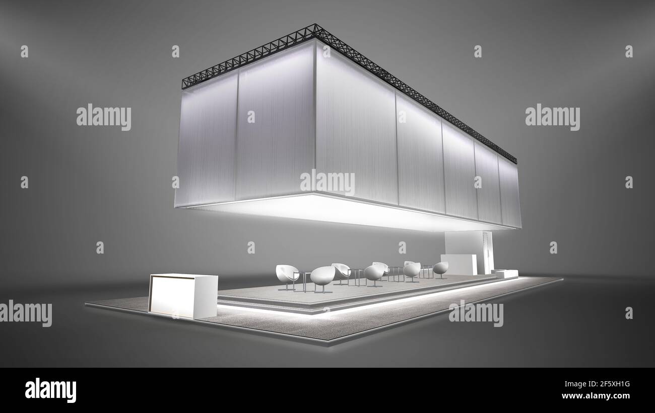 stand d'exposition Banque D'Images