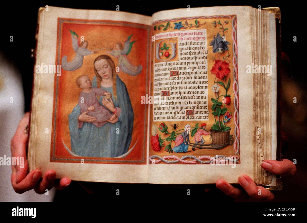 Le livre de prière Rotheschild de la collection des barons Nathaniel et ...