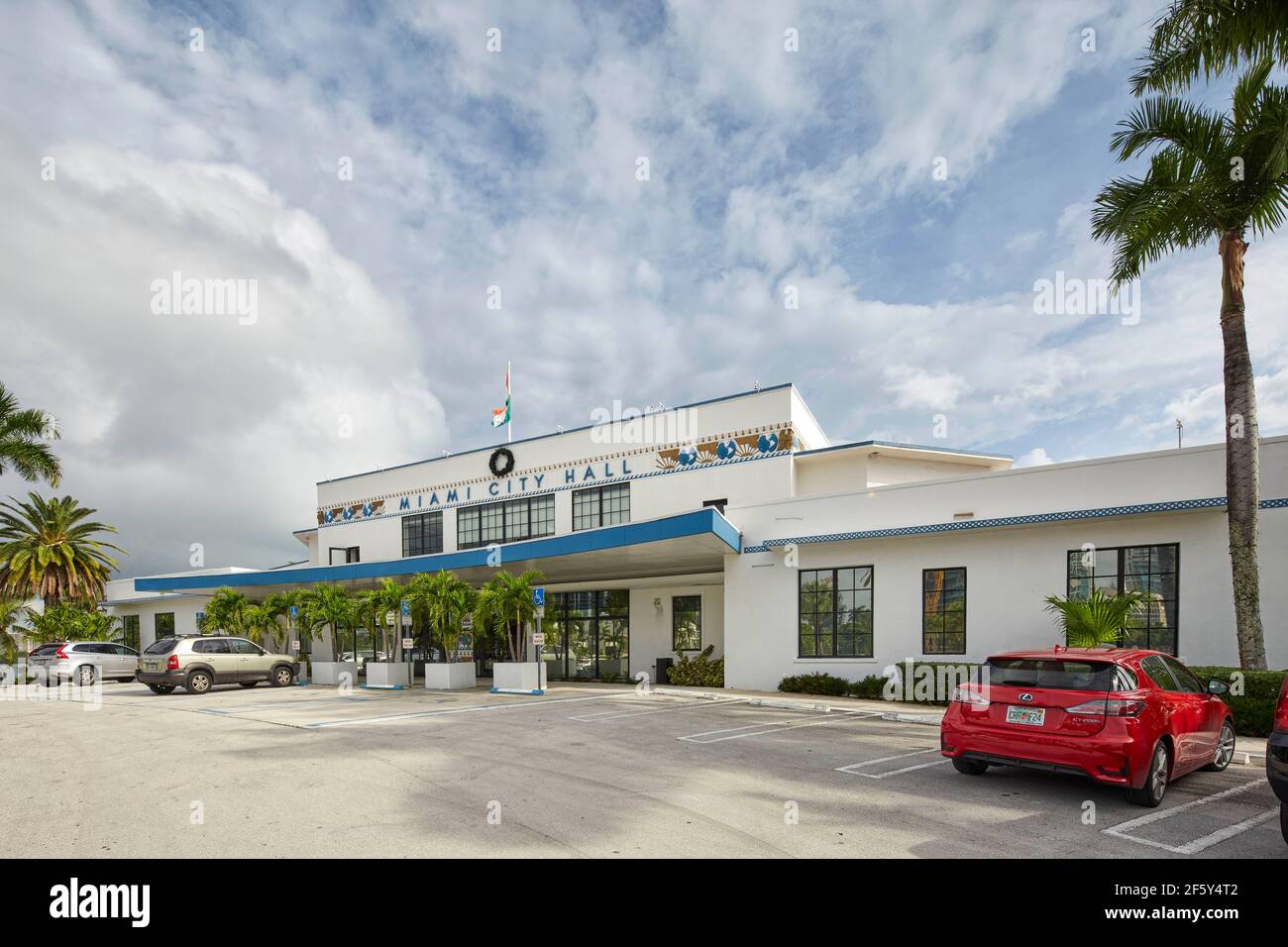 Hôtel de ville de Miami (ancien bâtiment du terminal panaméricaine) Floride États-Unis Banque D'Images