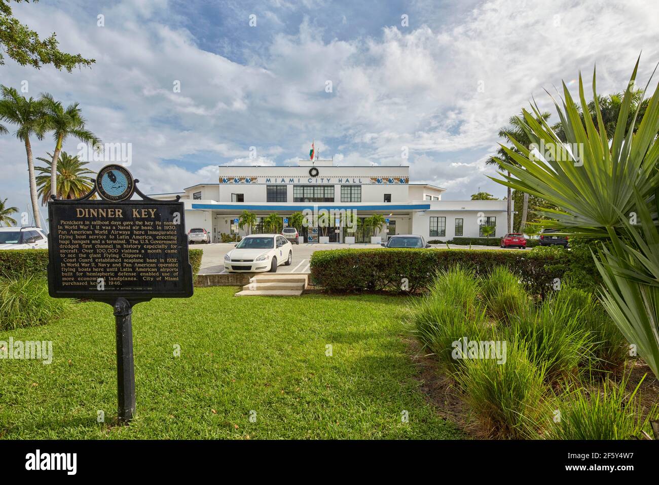Hôtel de ville de Miami (ancien bâtiment du terminal panaméricaine) Floride États-Unis Banque D'Images