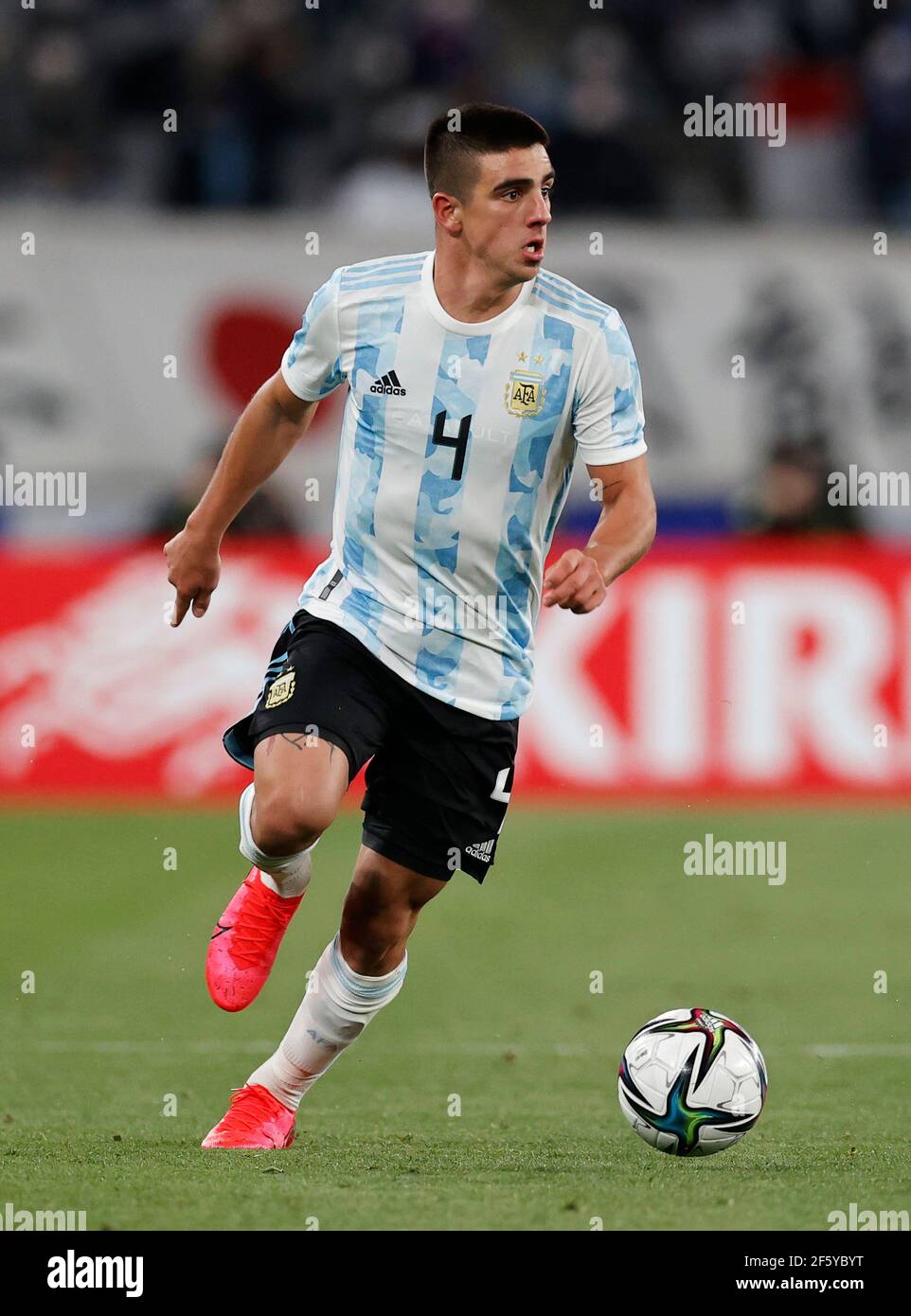 Tokyo, Japon. 26 mars 2021. Hernan de la Fuente (ARG) football : SAISON CARD CUP 2021 match entre U-24 Japon 0-1 U-24 Argentine au Tokyo Stadium à Tokyo, Japon . Credit: AFLO/Alay Live News Banque D'Images