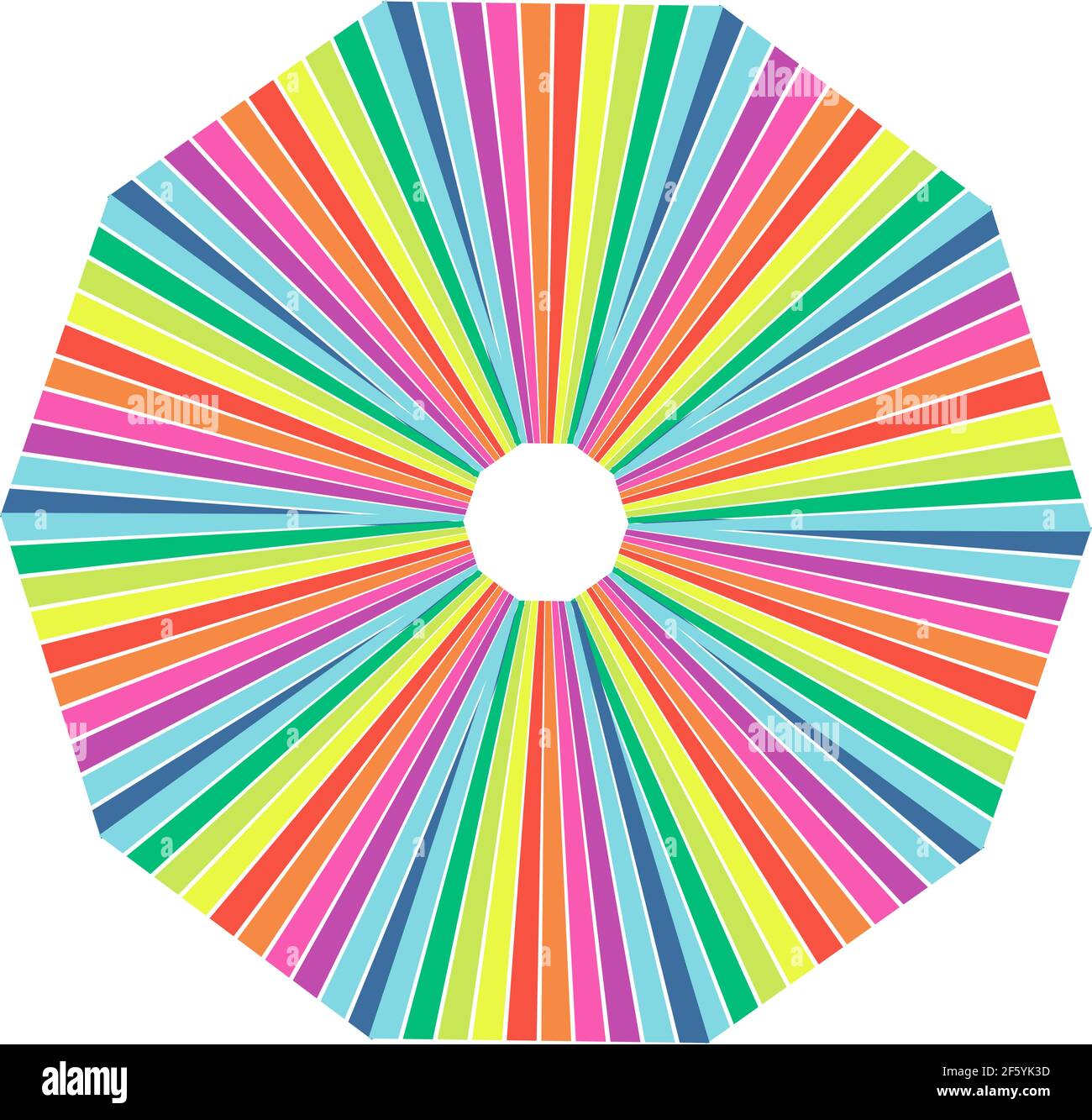 Motif vectoriel répété radial sans couture coloré Illustration de Vecteur
