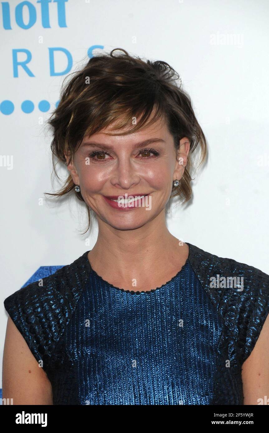 Calista Flockhart en première 42 la véritable histoire d'an American Legend' au Chinese Theatre Los Angeles 04,09,2013 Banque D'Images