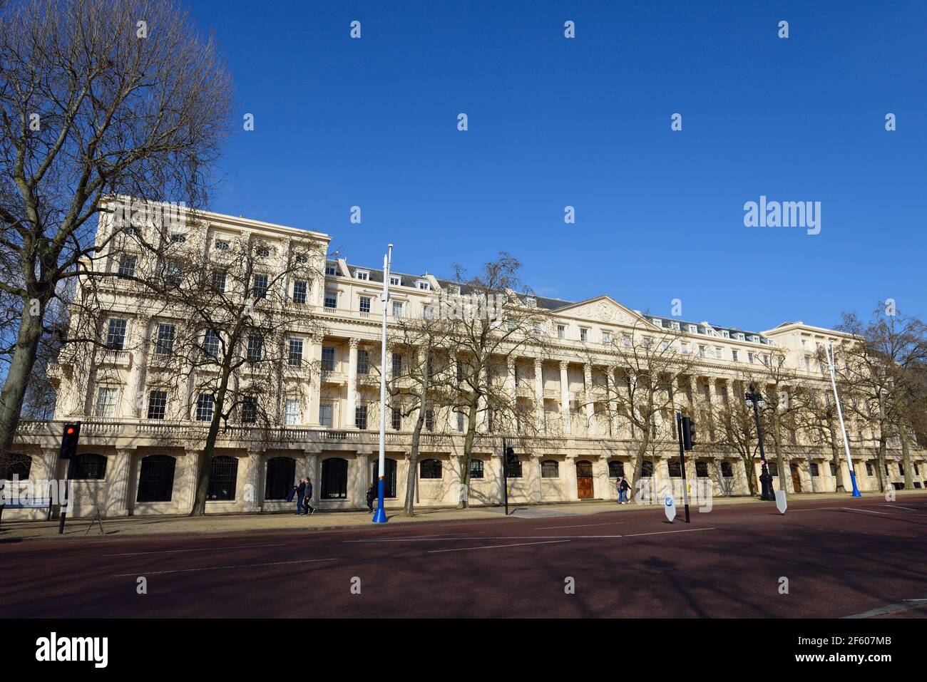 Carlton House Terrace, Institute of Contemporary Arts (ICA), The Mall, St. James's, Londres, Royaume-Uni Banque D'Images
