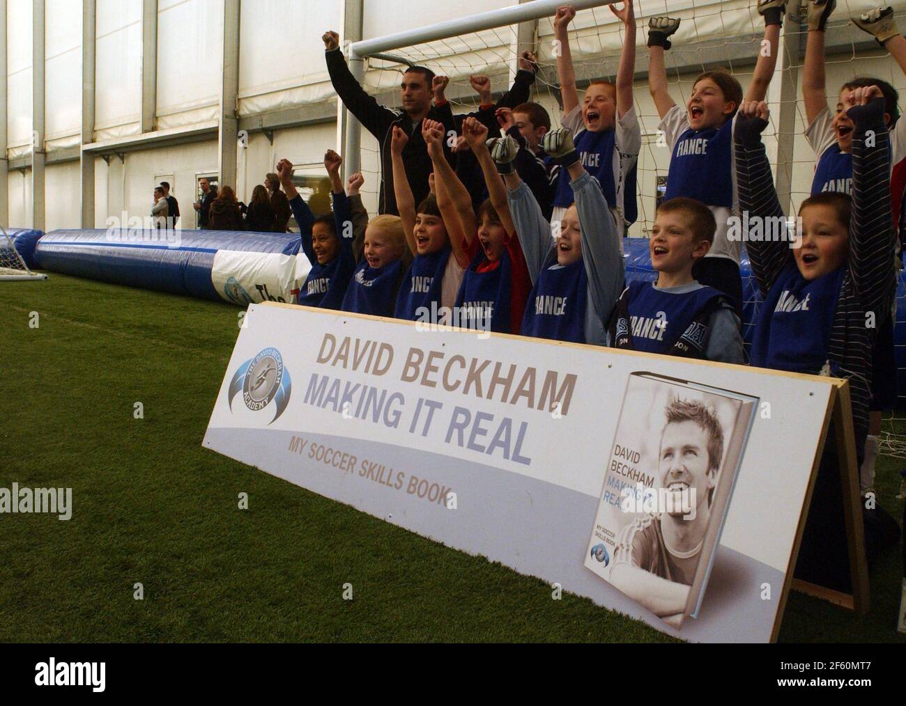 THE DAVID BECKHAM ACADEMY À GREENWICH, SOUTH LONDON.8 MARS 2007 TOM PILSTON Banque D'Images