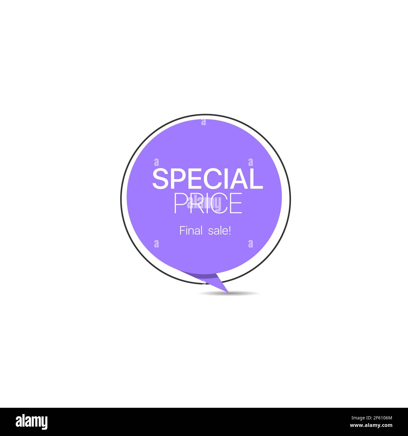 Étiquette en papier tendance au meilleur prix. Bannière promotionnelle Illustration de Vecteur