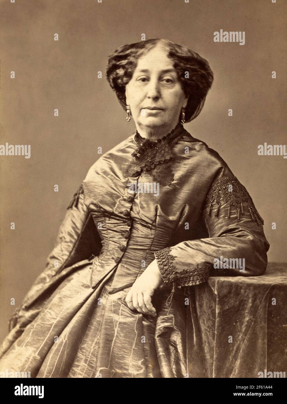 George Sand, écrivain français Banque D'Images