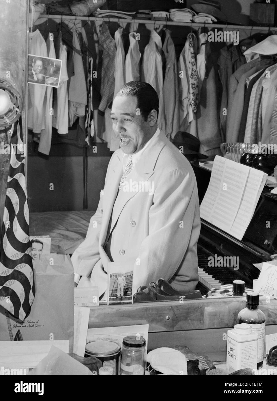 Duke Ellington, musicien de jazz américain Banque D'Images