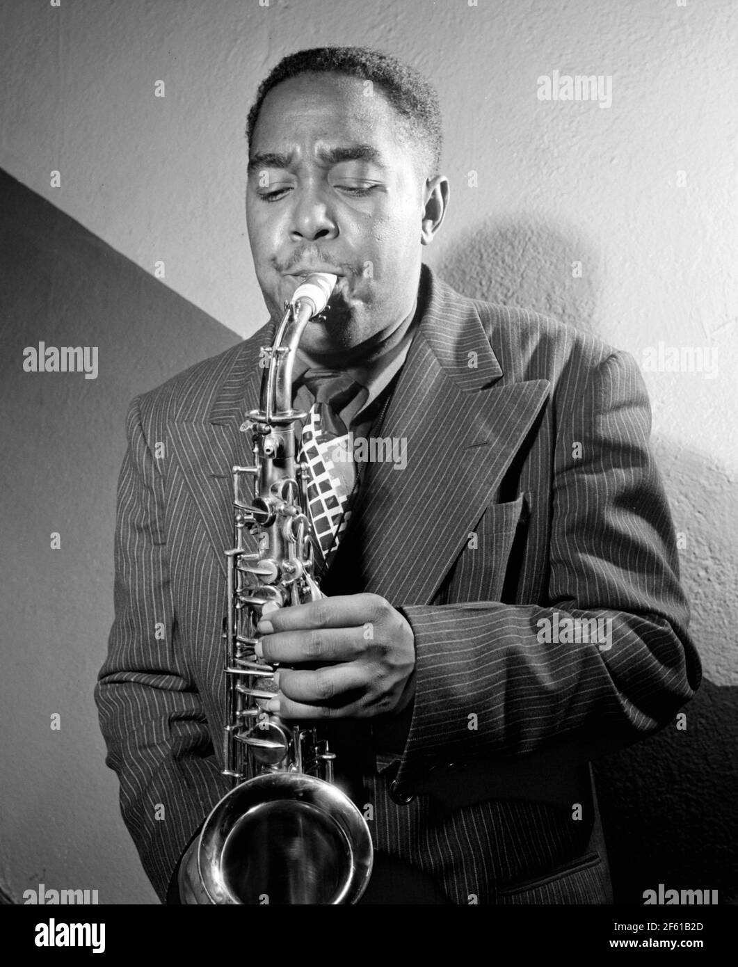 Charlie Parker, musicien de jazz américain Banque D'Images