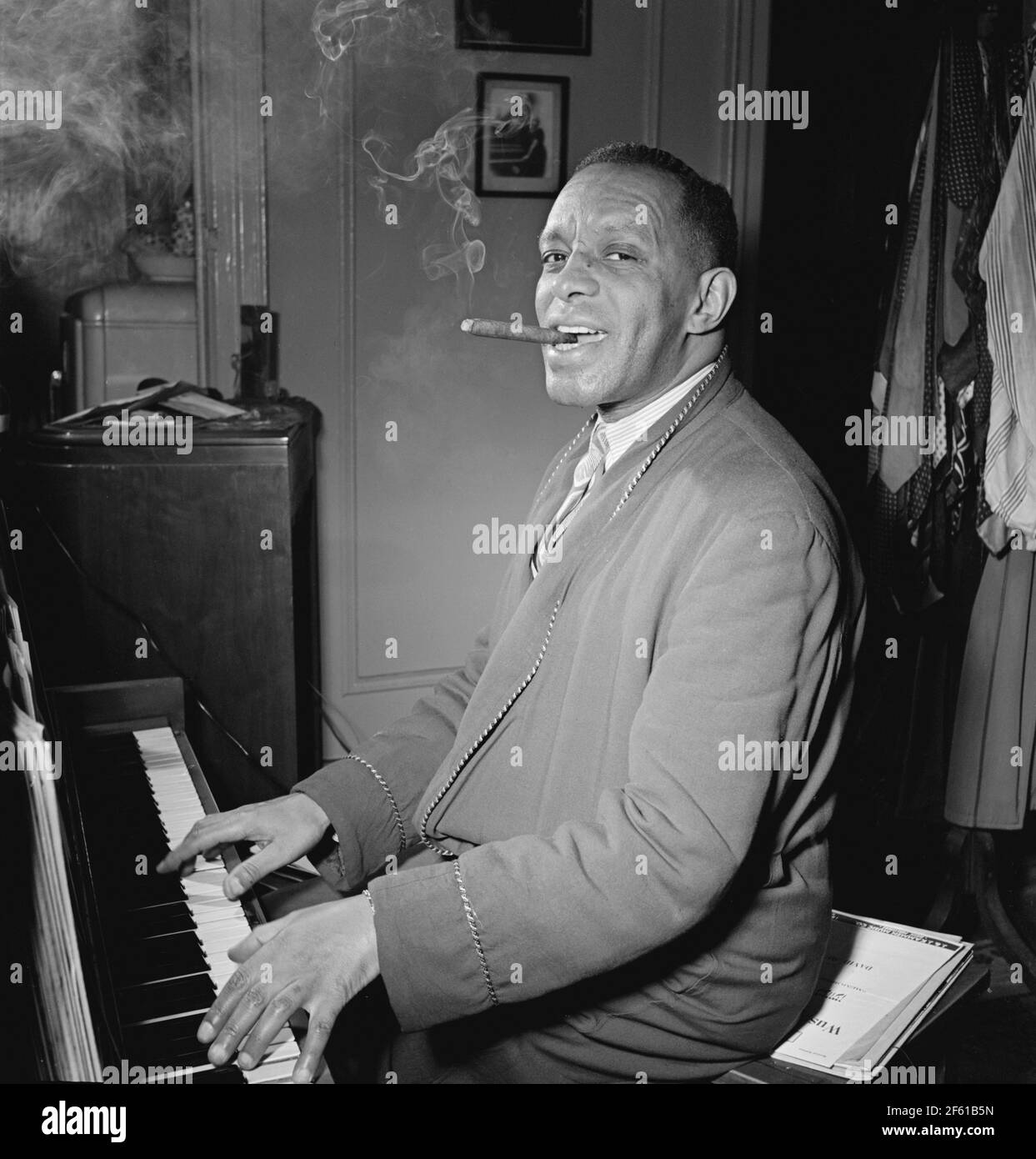 Willie Smith, pianiste de jazz américain Banque D'Images