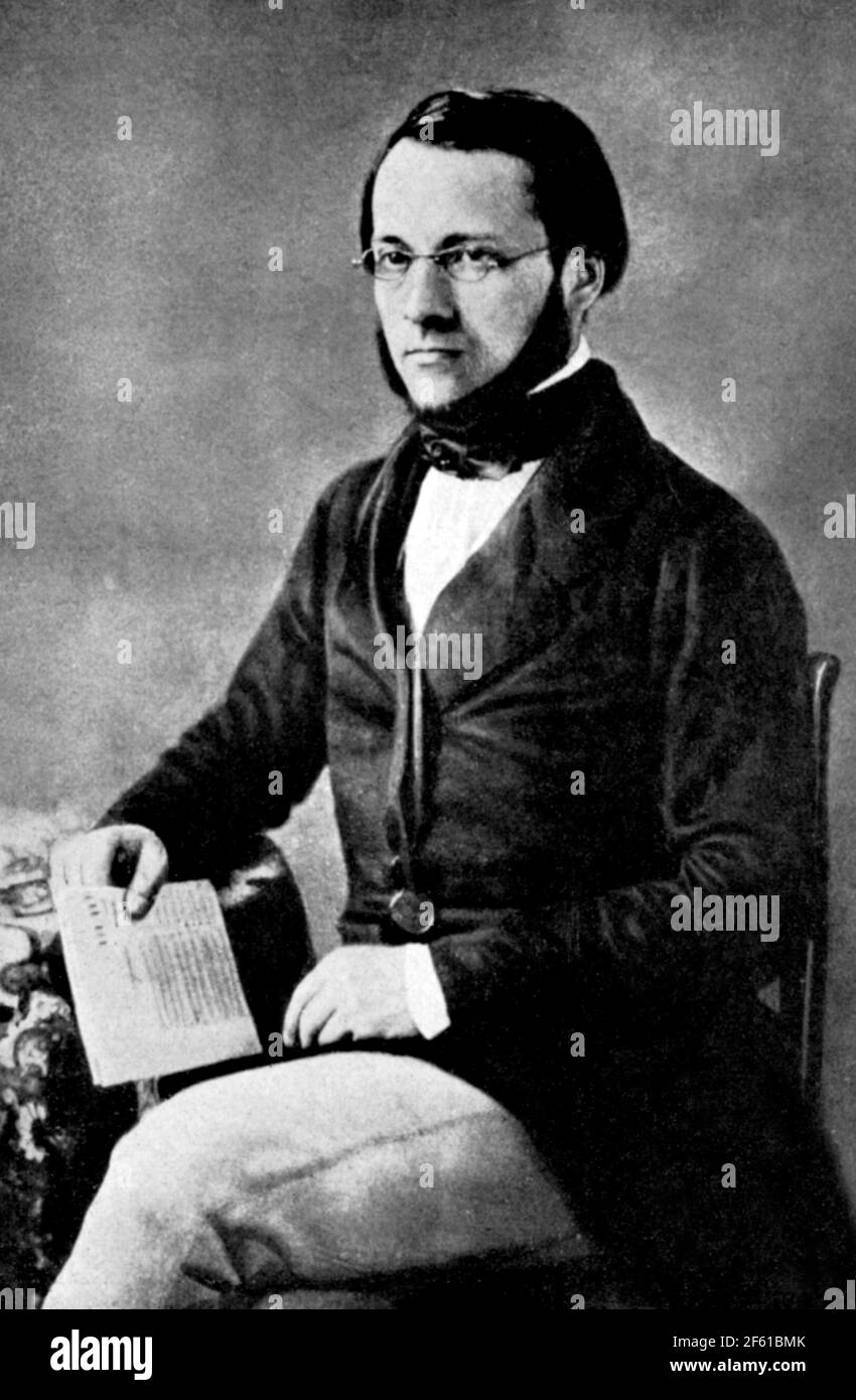 Louis Pasteur, microbiologiste français Banque D'Images